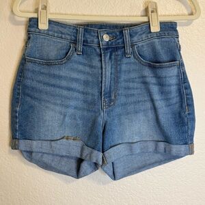 Old Navy Women's High Rise WOW Blue Jean Shorts - 4